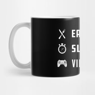 Video Gamer - Eat Sleep Video Games Mug